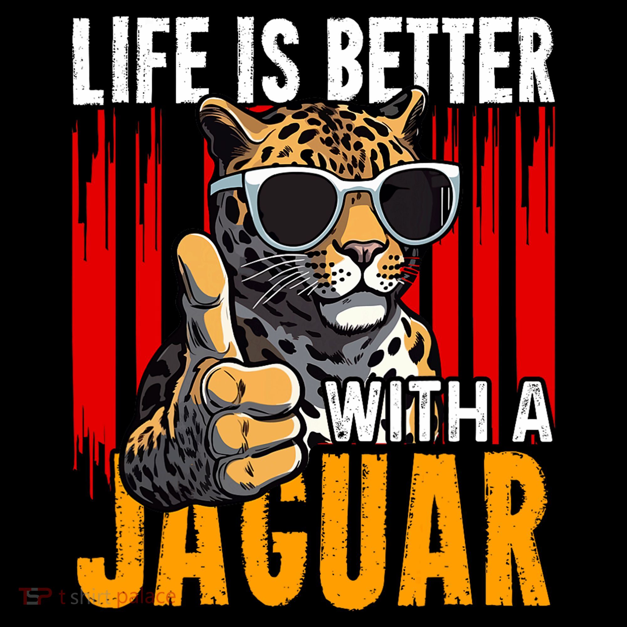 Life Is Better With A Jaguar Funny Jaguars Mousepad