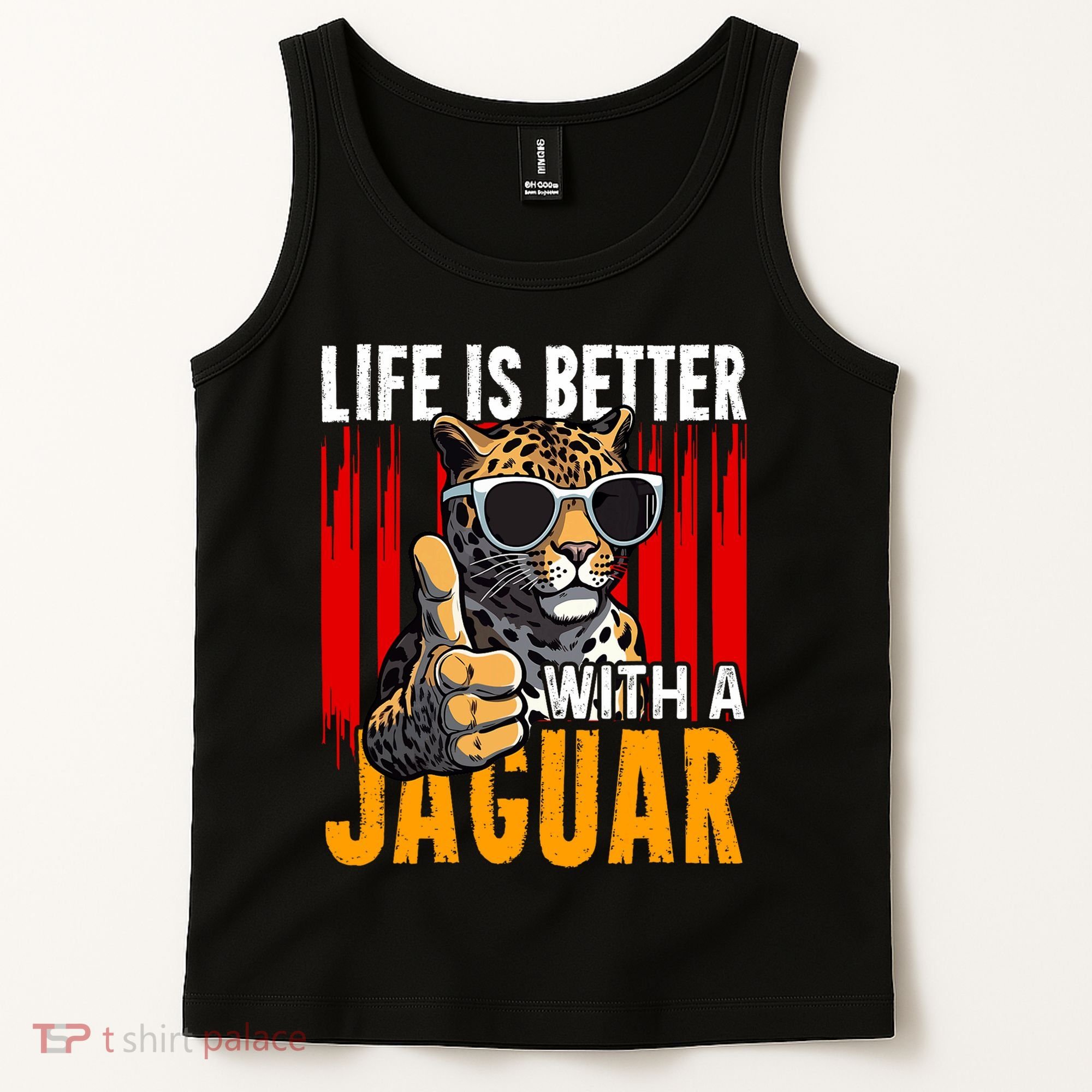 Life Is Better With A Jaguar Funny Jaguars Tank Top