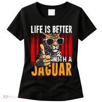 Life Is Better With A Jaguar Funny Jaguars Women's T-Shirt thumb 0
