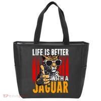 Life Is Better With A Jaguar Funny Jaguars Tote Bag thumb 0