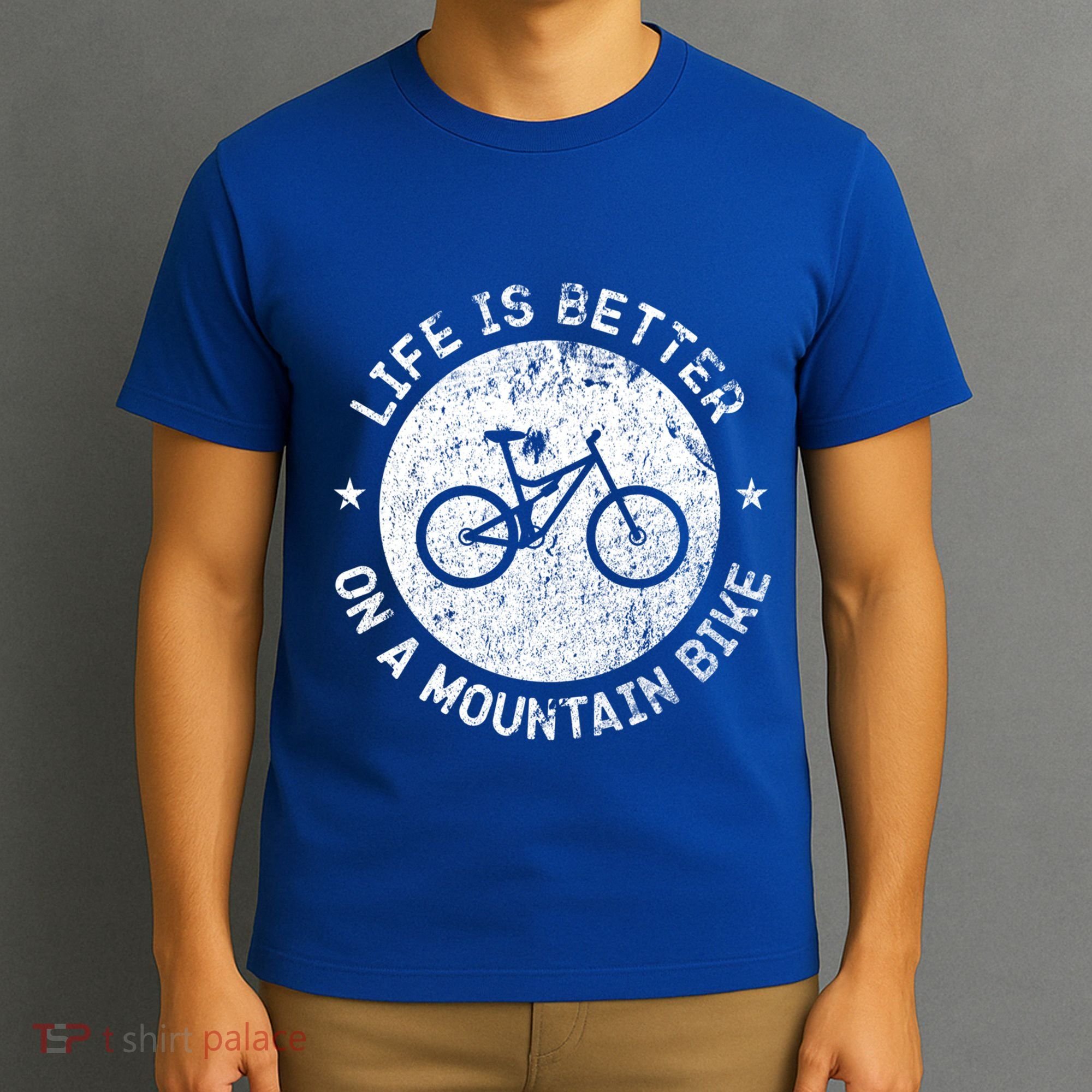 Life Is Better On A Mountain Bike Vintage Funny Mtb Meaningful Gift T-Shirt