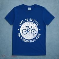 Life Is Better On A Mountain Bike Vintage Funny Mtb Meaningful Gift T-Shirt thumb 5