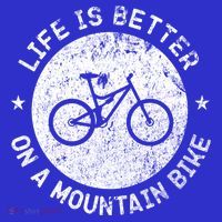 Life Is Better On A Mountain Bike Vintage Funny Mtb Meaningful Gift T-Shirt thumb 7