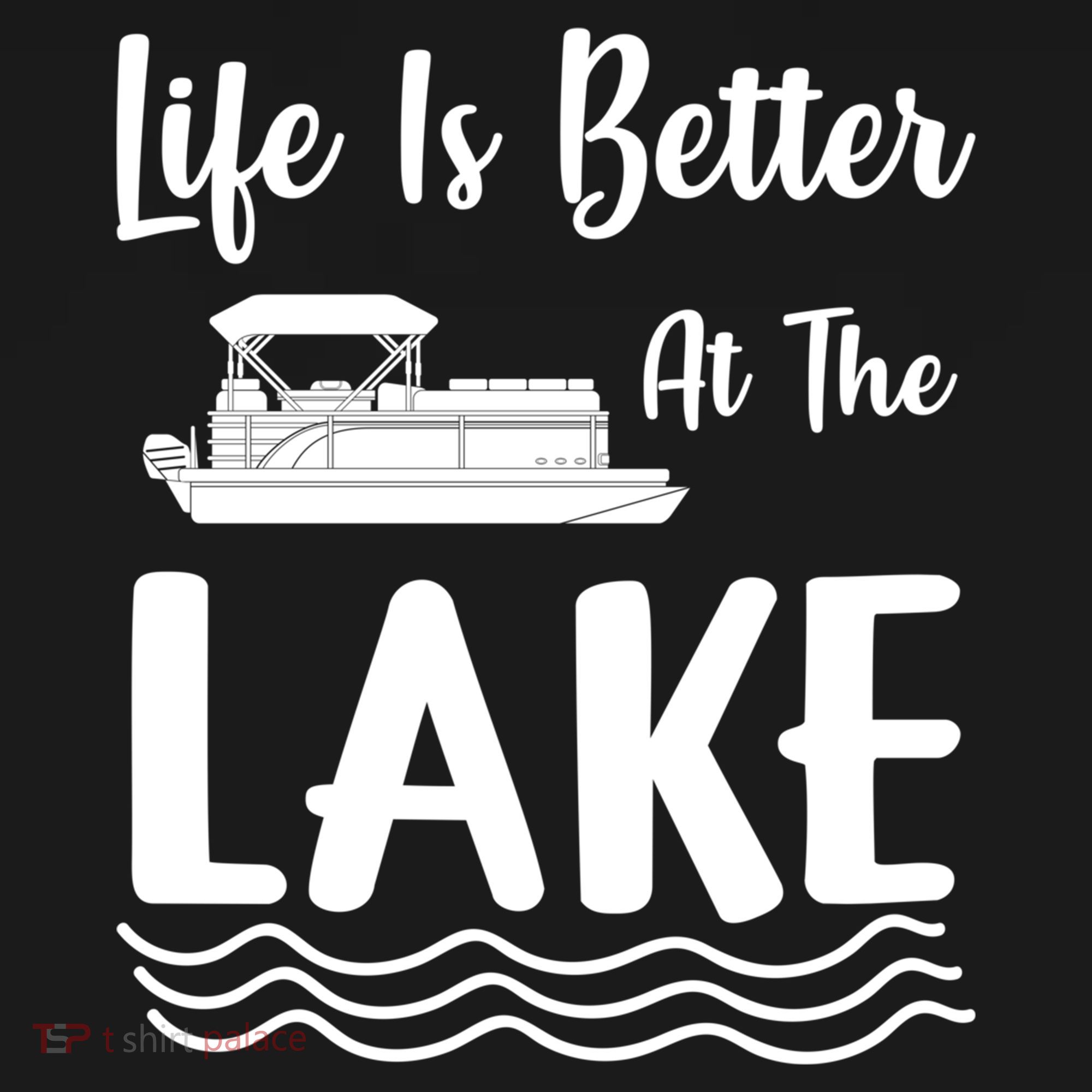 Life Is Better At The Lake Pontoon Boat Pontooning Boating Gift Women's Hoodie