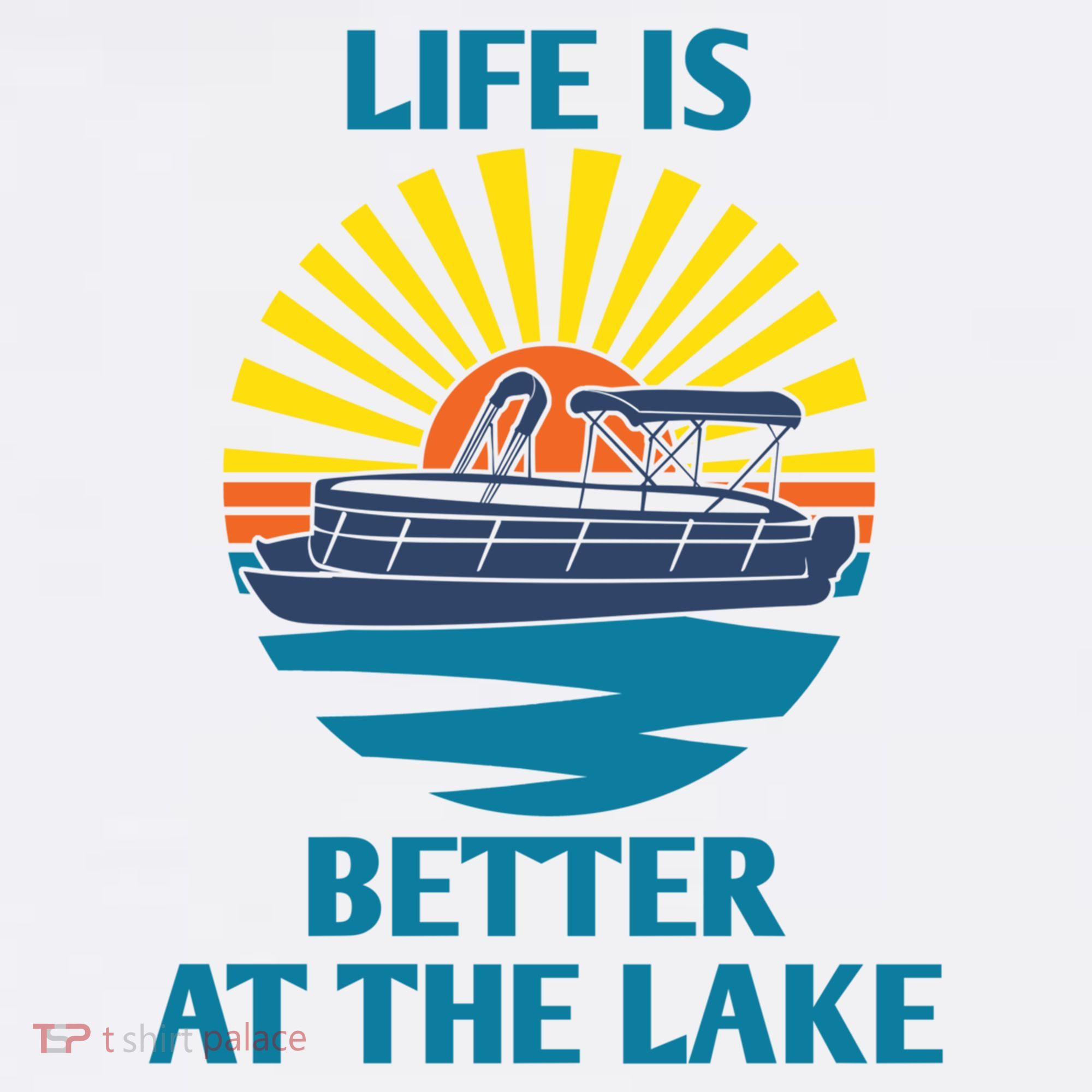 Life Is Better At The Lake Pontoon Boat Pontooning Lake Love Great Gift Women's Hoodie