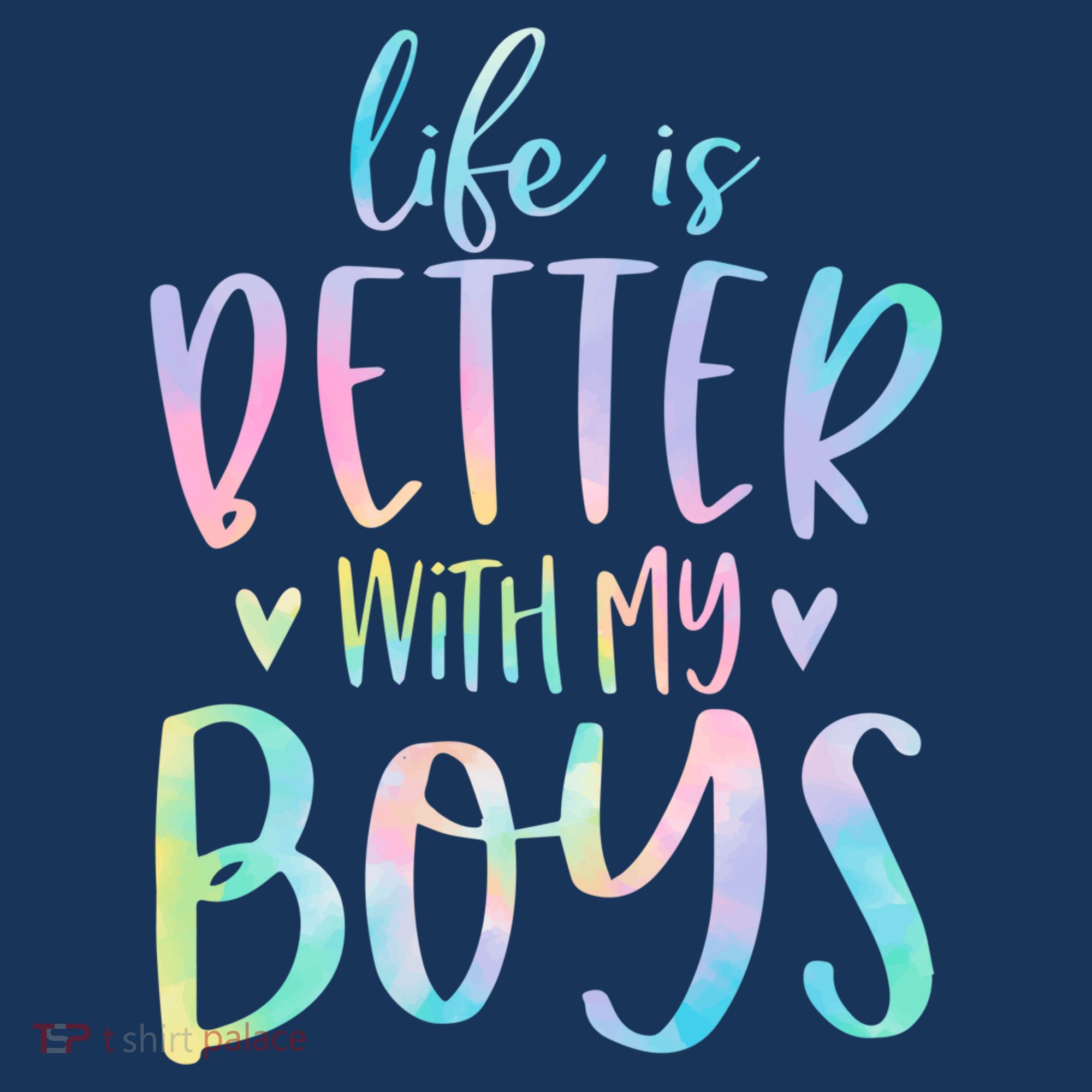 Life Is Better With My Boy Mom Of Boy Gifts Tie Dye Long Hat