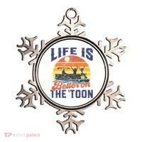 Life Is Better On The Toon Pontoon Boat Boating Fathers Gift Ornament thumb 0