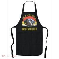 Life Is Better With A Rottweiler Dog Lover Gift Apron thumb 0