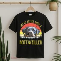 Life Is Better With A Rottweiler Dog Lover Gift T-Shirt thumb 2