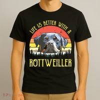 Life Is Better With A Rottweiler Dog Lover Gift T-Shirt thumb 3