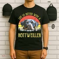 Life Is Better With A Rottweiler Dog Lover Gift T-Shirt thumb 6