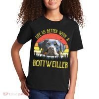 Life Is Better With A Rottweiler Dog Lover Gift Kids T-Shirt thumb 2