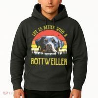 Life Is Better With A Rottweiler Dog Lover Gift Hoodie thumb 2