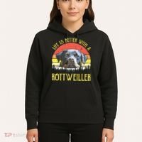 Life Is Better With A Rottweiler Dog Lover Gift Hoodie thumb 5