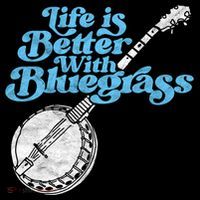 Life Is Better With Bluegrass! Eighties Vibe Banjo Retro Gift Bucket Hat thumb 4