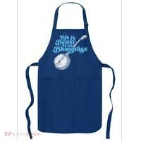 Life Is Better With Bluegrass! Eighties Vibe Banjo Retro Gift Apron thumb 0