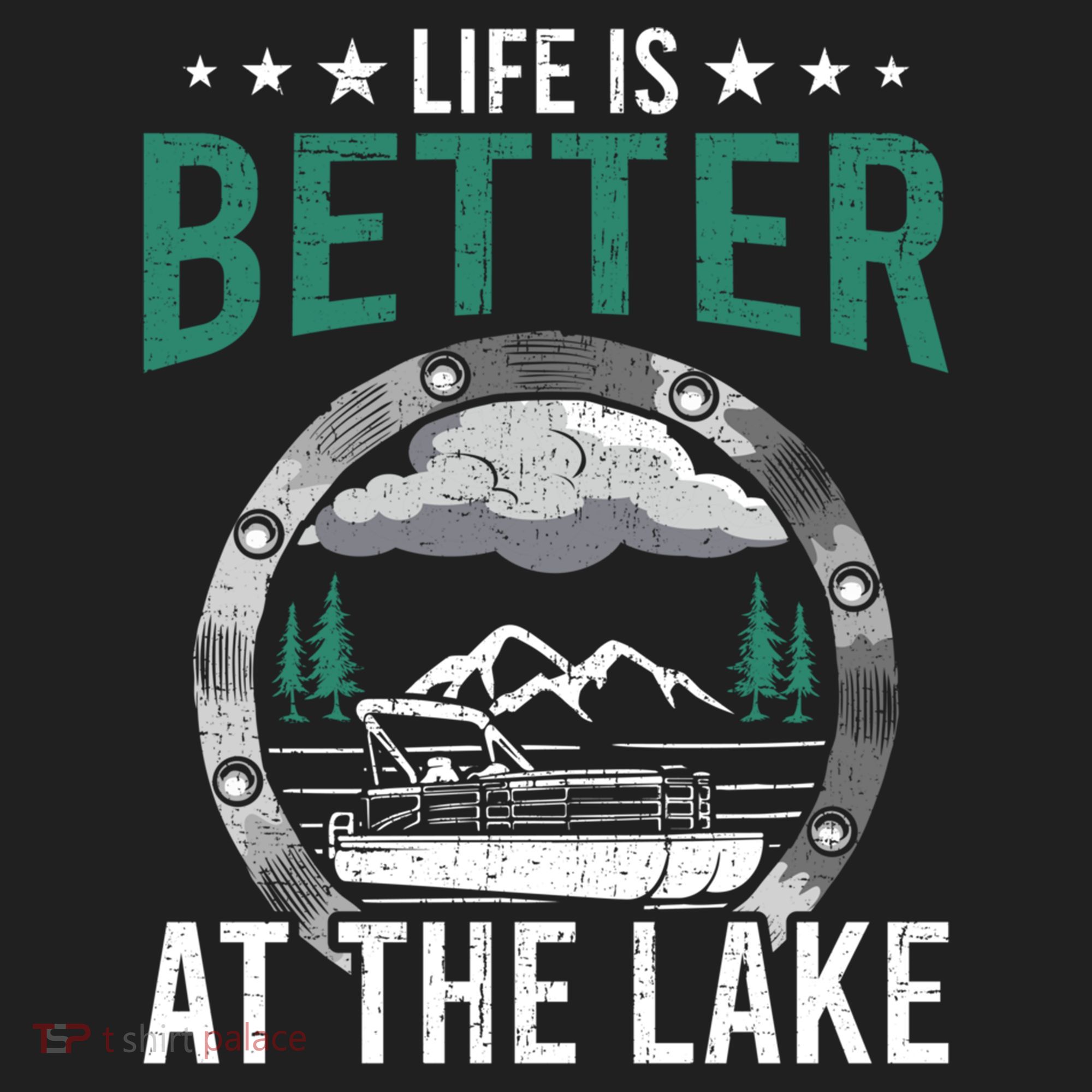Life Is Better At The Lake Pontoon Boat Pontooning Gift Beanie