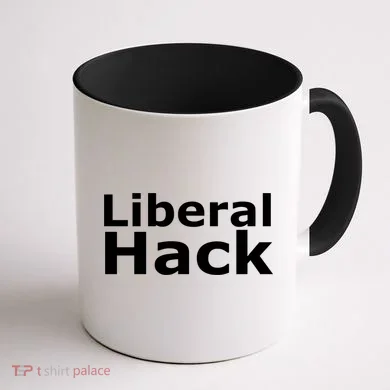 Liberal Hack Coffee Mug back
