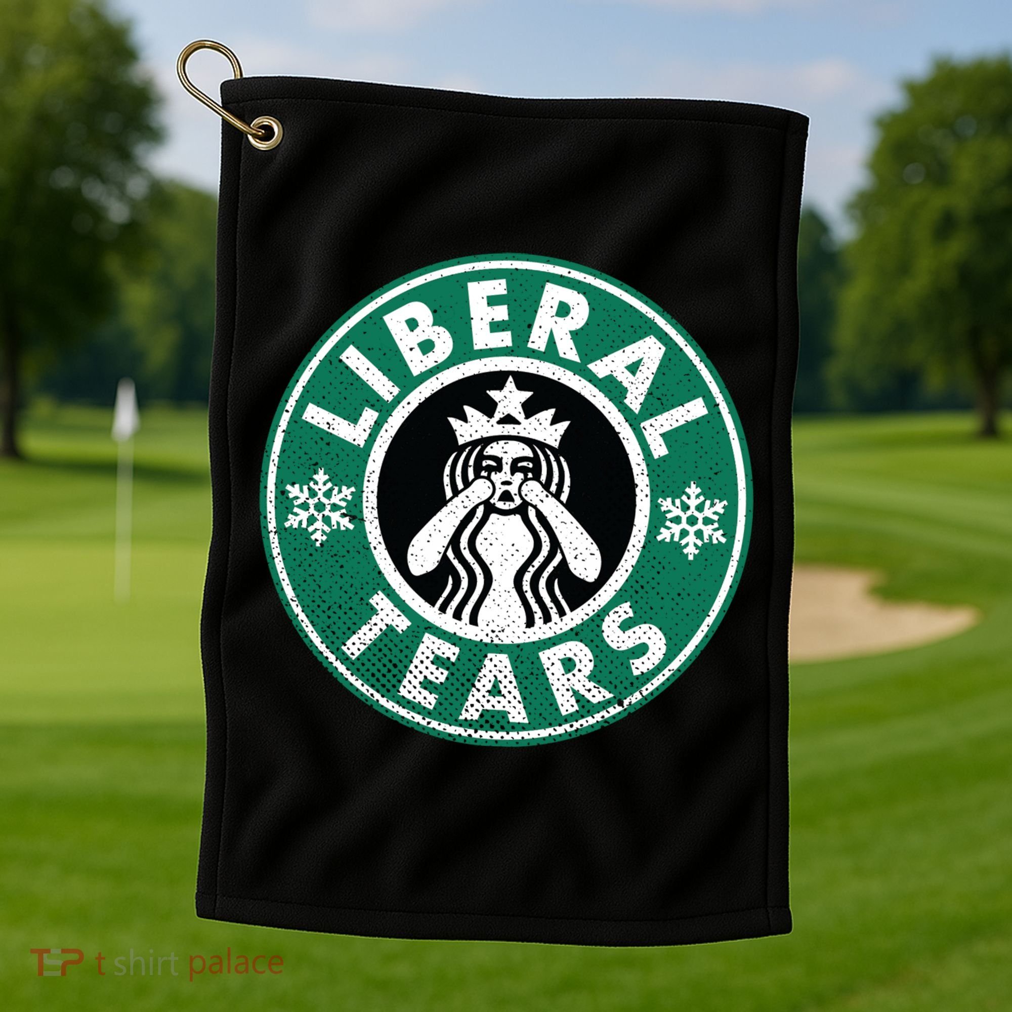 Liberal Tears MAGA Donald Trump Golf Towel