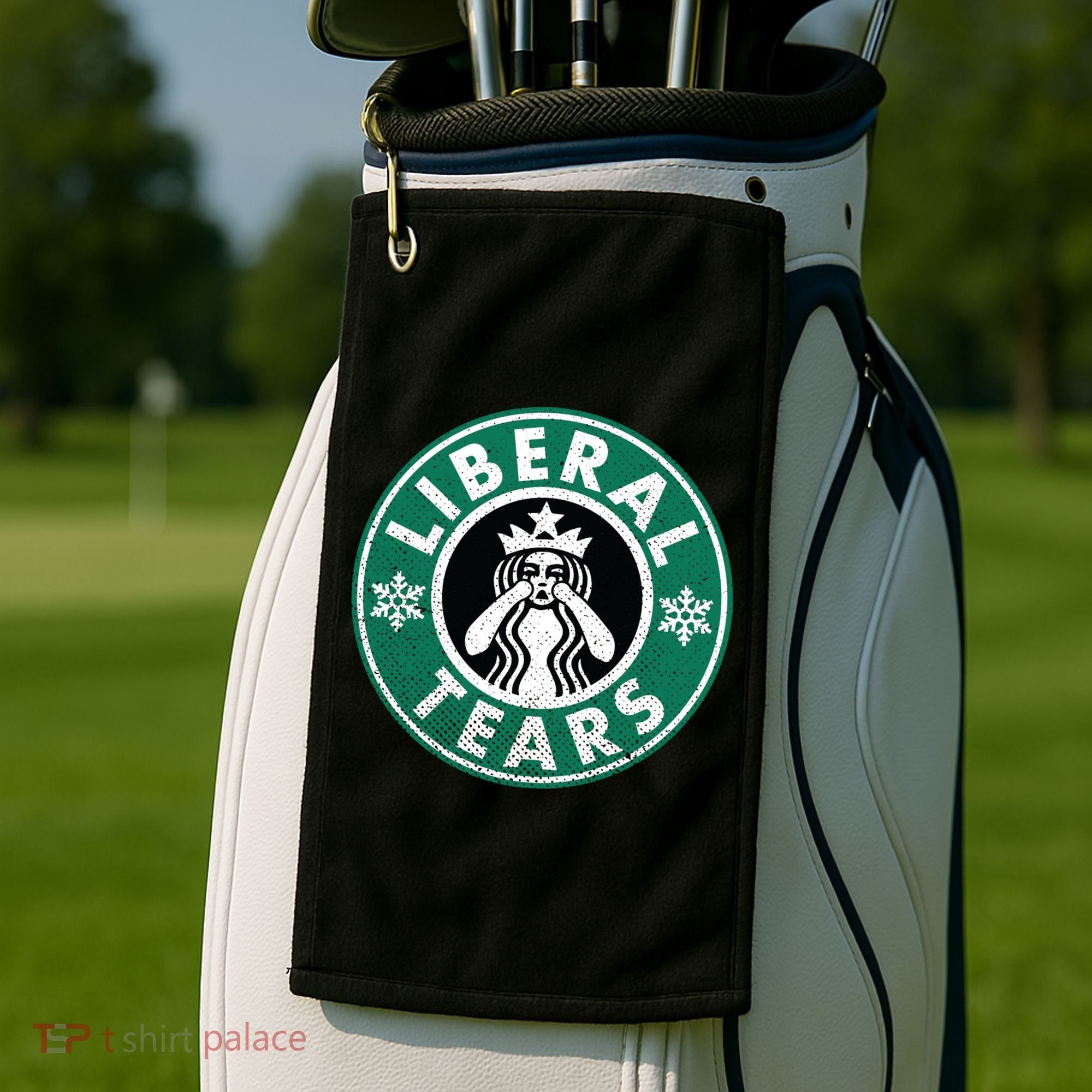 Liberal Tears MAGA Donald Trump Golf Towel
