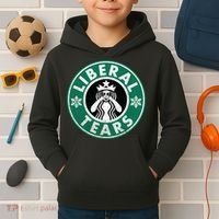 Liberal Tears MAGA Donald Trump Kids Hoodie thumb 2