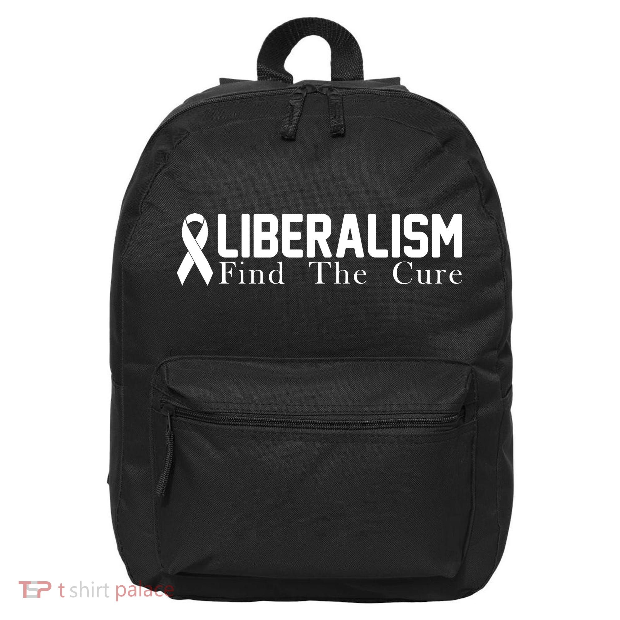Liberalism Find The Cure 16 in Basic Backpack