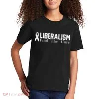 Liberalism Find The Cure Kids T-Shirt thumb 2