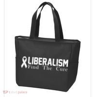 Liberalism Find The Cure Tote Bag thumb 3