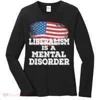 Liberalism Is A Mental Disorder Women's Long Sleeve Shirt thumb 0