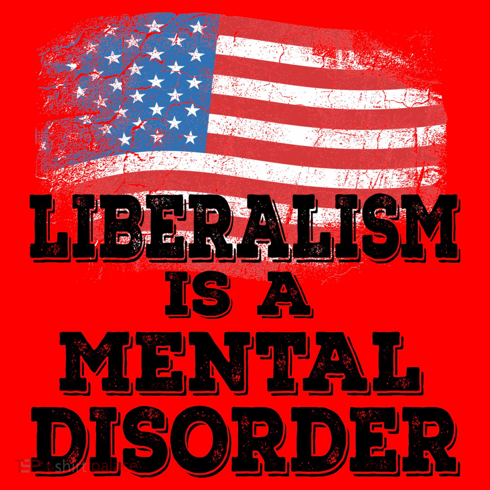 Liberalism Is A Mental Disorder Santa Hat