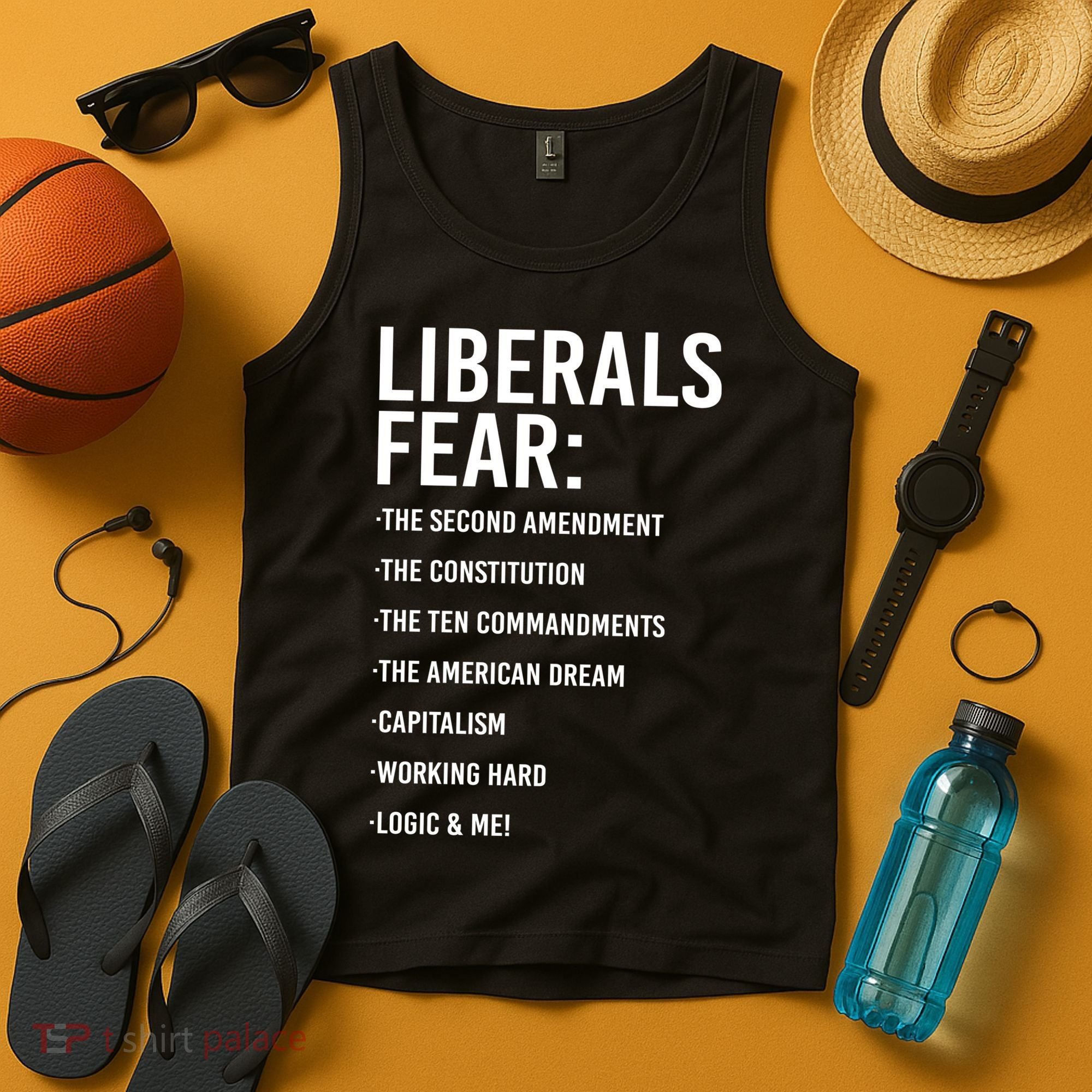 Liberals Fear Conservative Republican Tank Top