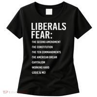 Liberals Fear Conservative Republican Women's T-Shirt thumb 0