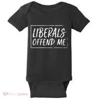 Liberals Offend Me Baby Bodysuit thumb 0