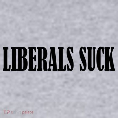 Liberals Suck Women's Racerback Cropped Tank
