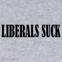 Liberals Suck Women's Racerback Cropped Tank thumb 2