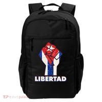 Libertad Cuba Cuban Flag Protest Fist Backpack thumb 0