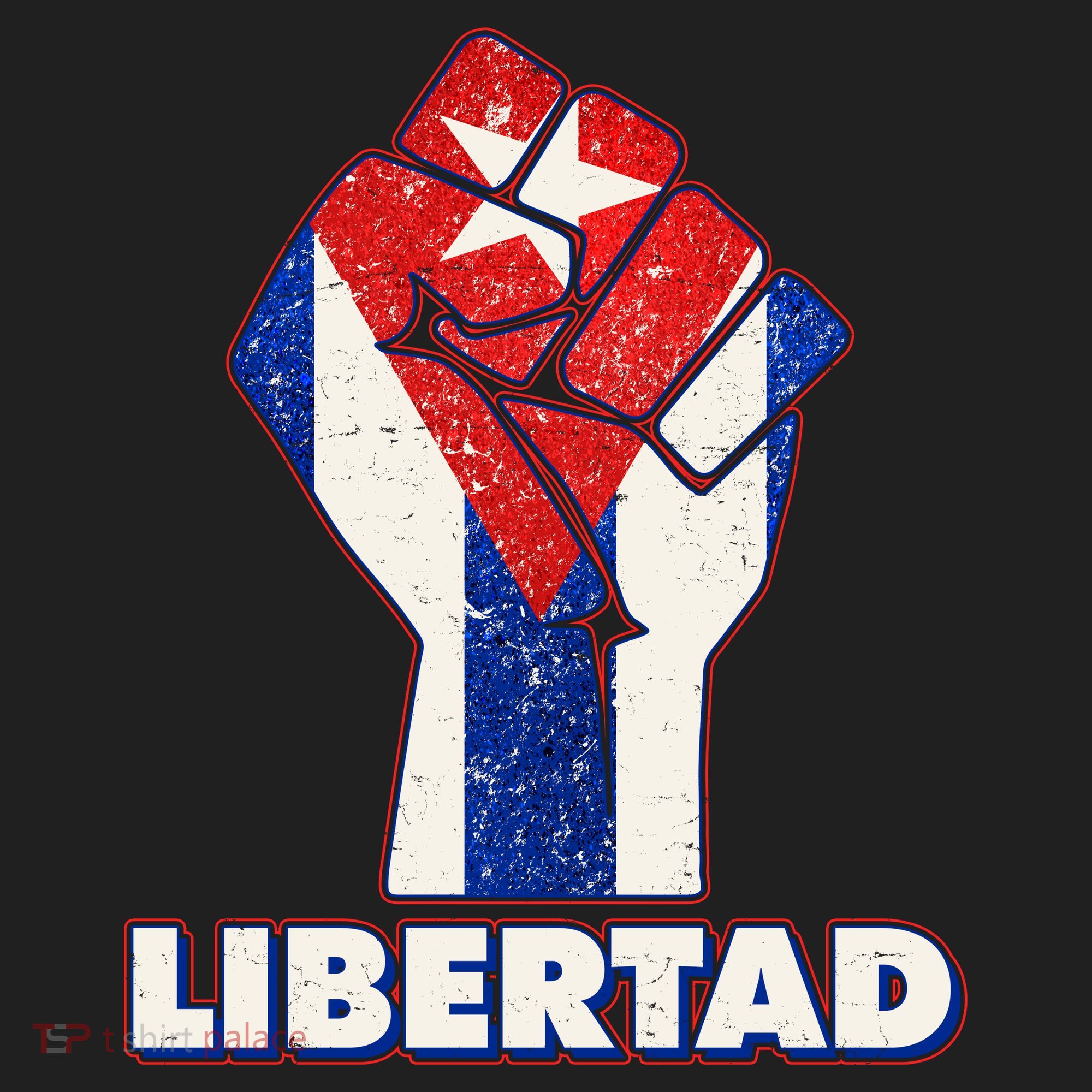 Libertad Cuba Cuban Flag Protest Fist Tumbler