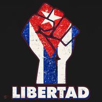 Libertad Cuba Cuban Flag Protest Fist Women's Tank Top thumb 5