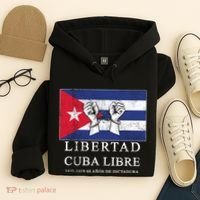 Libertad Cuba Libre Bandera Cubana Liberated De Cuba Hoodie thumb 4