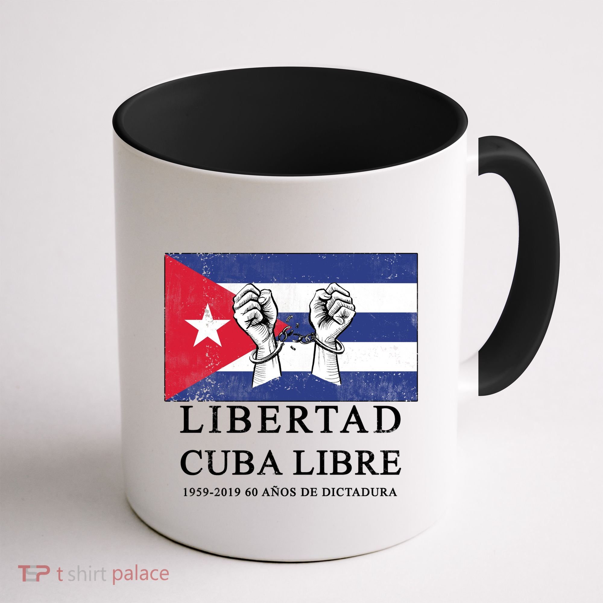 Libertad Cuba Libre Bandera Cubana Liberated De Cuba Coffee Mug