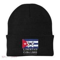 Libertad Cuba Libre Bandera Cubana Liberated De Cuba Beanie thumb 0