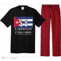 Libertad Cuba Libre Bandera Cubana Liberated De Cuba Pajama Set thumb 0