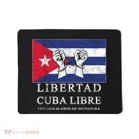 Libertad Cuba Libre Bandera Cubana Liberated De Cuba Mousepad thumb 0