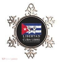 Libertad Cuba Libre Bandera Cubana Liberated De Cuba Ornament thumb 0