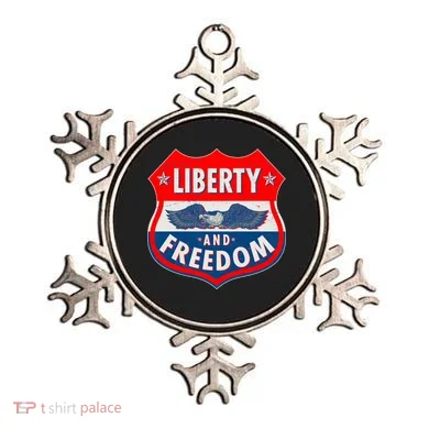 Liberty And Freedom US Eagle Road Sign Ornament
