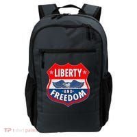 Liberty And Freedom US Eagle Road Sign Backpack thumb 0