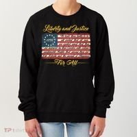 Liberty And Justice For All The Declaration of Independence Women's Sweatshirt thumb 0
