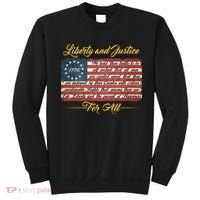 Liberty And Justice For All The Declaration of Independence Sweatshirt thumb 0