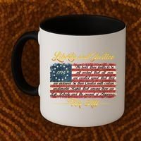 Liberty And Justice For All The Declaration of Independence Coffee Mug thumb 2