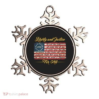 Liberty And Justice For All The Declaration of Independence Ornament